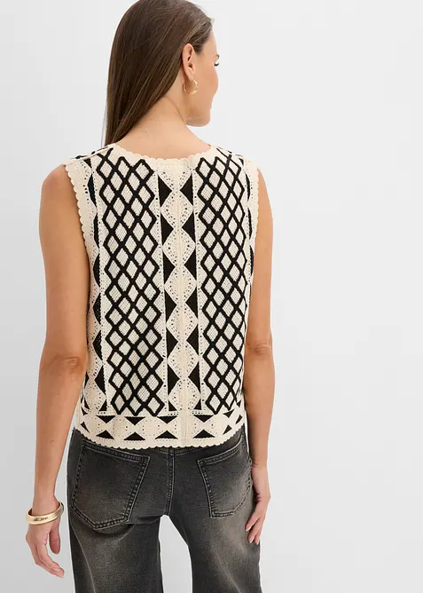 Strikkevest, bonprix
