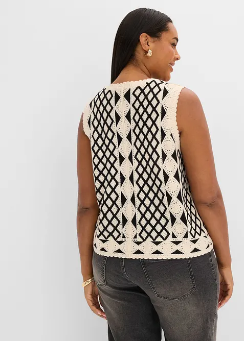 Strikkevest, bonprix