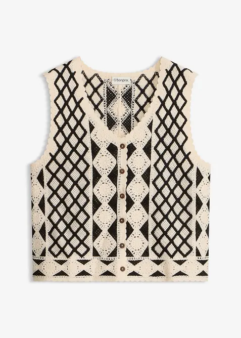 Strikkevest, bonprix