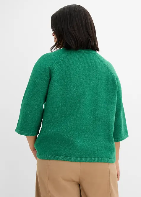 Oversized strikketopp, bonprix