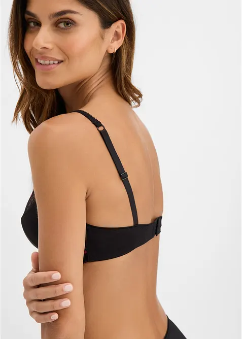 Spile-BH med nydelige blonder (3-pack), bonprix