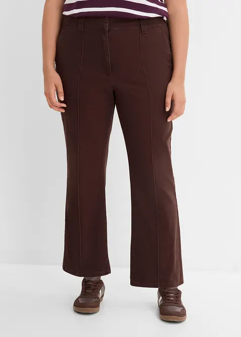 Twillbukse av bomullsstretch, bonprix