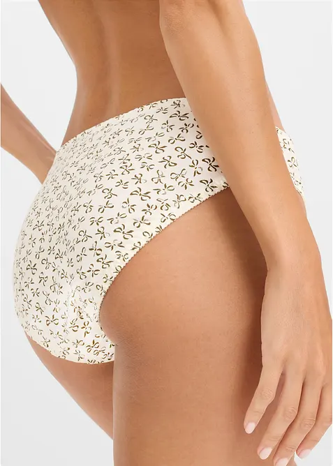 Truse med feminin print (3-pack), bonprix