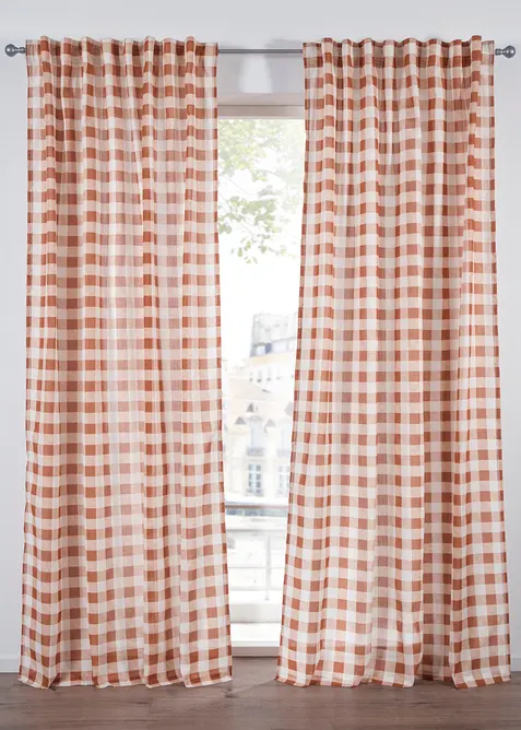 Gardin av resirkulert polyester (1-pack), bonprix