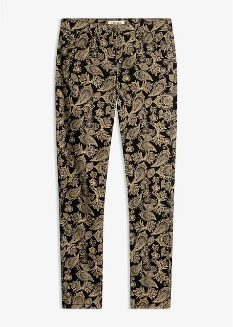 M&oslash;nstret bukse med stretch, bonprix