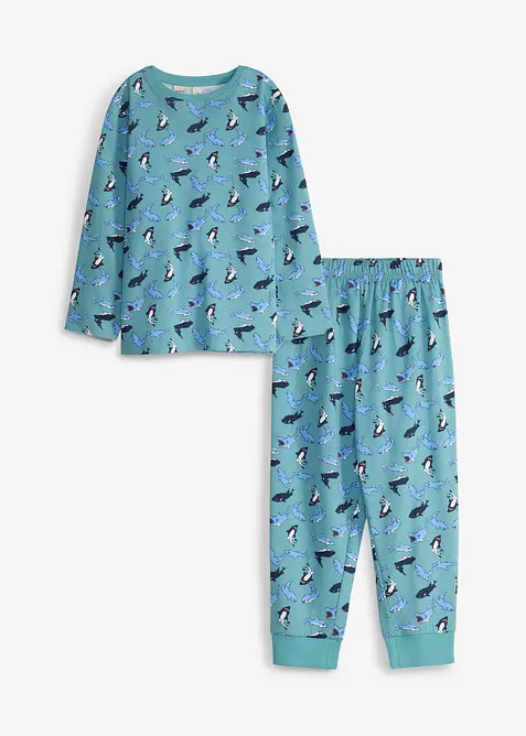 Pyjamas i 100% &oslash;kologisk bomull, bonprix