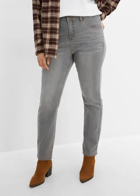 Slim fit-jeans High waist, komfortstretch, bonprix