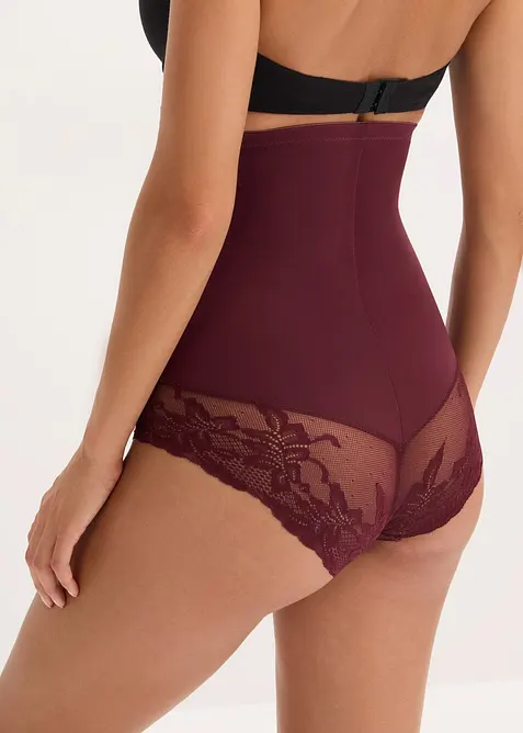 Highwaist shape-truse med blonder, sterkt formende, bonprix