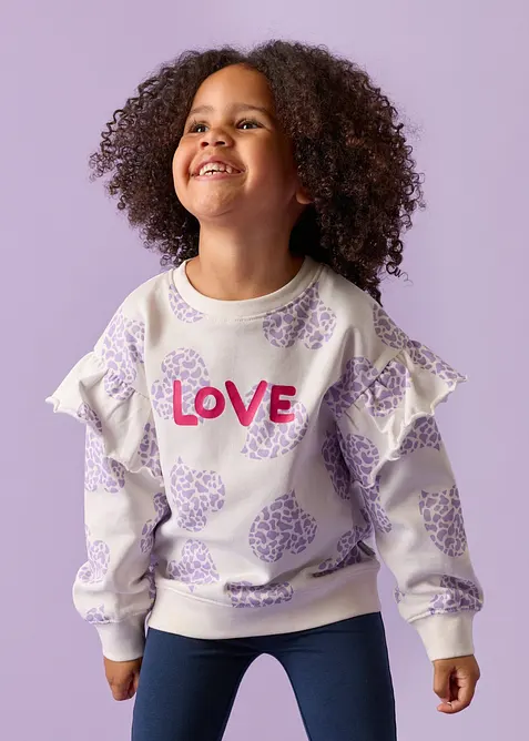 Lurchi sweatshirt i myk, &oslash;kologisk bomull, Lurchi