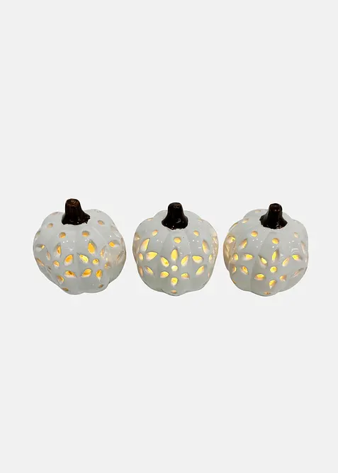 LED-gresskar med utstansinger (3-pack), bonprix