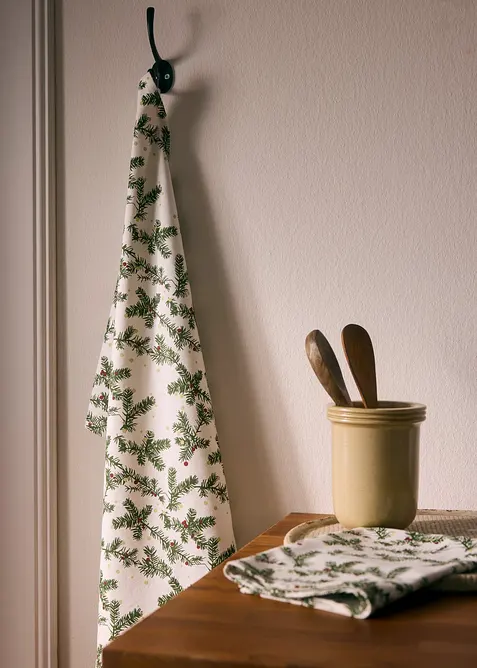 Kj&oslash;kkenh&aring;ndkl&aelig;r i &oslash;kologisk bomull (2-pack), bonprix