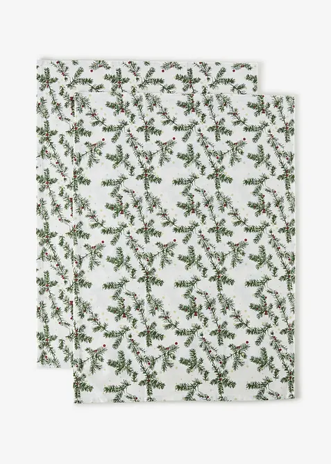 Kj&oslash;kkenh&aring;ndkl&aelig;r i &oslash;kologisk bomull (2-pack), bonprix