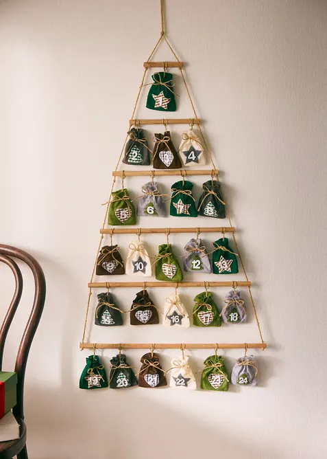 Adventskalender med poser, bonprix