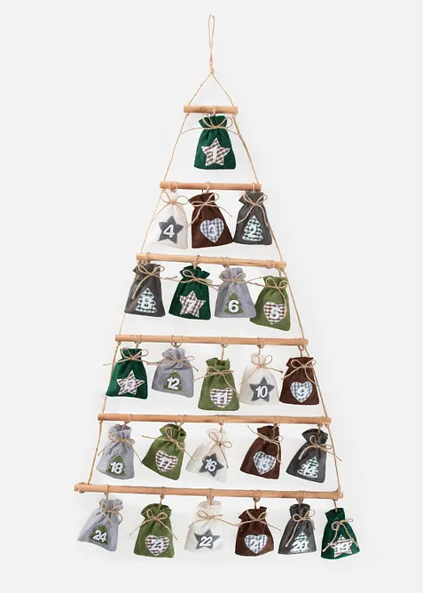 Adventskalender med poser, bonprix
