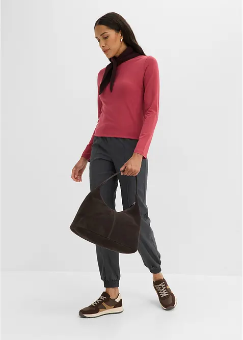 Slim Fit-topp med &oslash;kologisk bomull (2-pack), bonprix