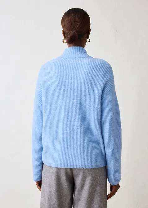 Oversized ullgenser med alpakka, bonprix