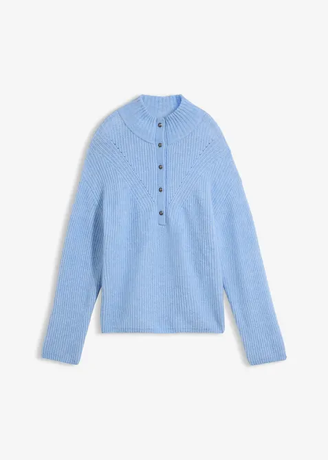 Oversized ullgenser med alpakka, bonprix