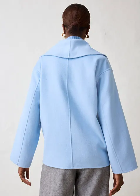 Oversized jakke i myk ullmiks, bonprix