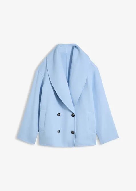 Oversized jakke i myk ullmiks, bonprix