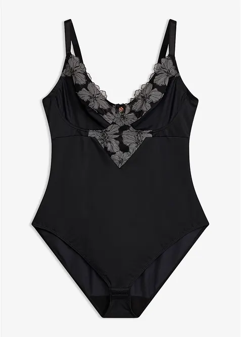 Spilel&oslash;s, strong shape body uten spiler med broderi, bonprix