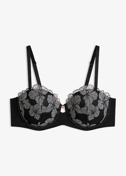 Balconette-BH med nydelig broderi, bonprix