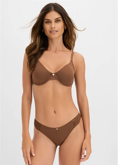 B&oslash;yle-BH med delikat blonde (2-pack), bonprix