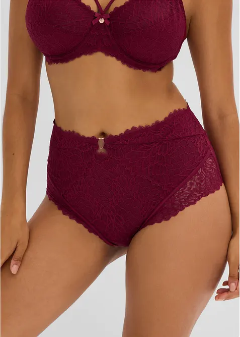 Highwaist panty av delikat blonde, bonprix