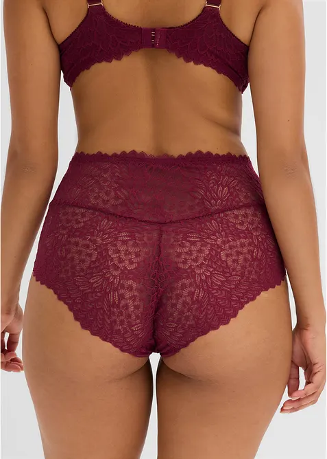 Highwaist panty av delikat blonde, bonprix