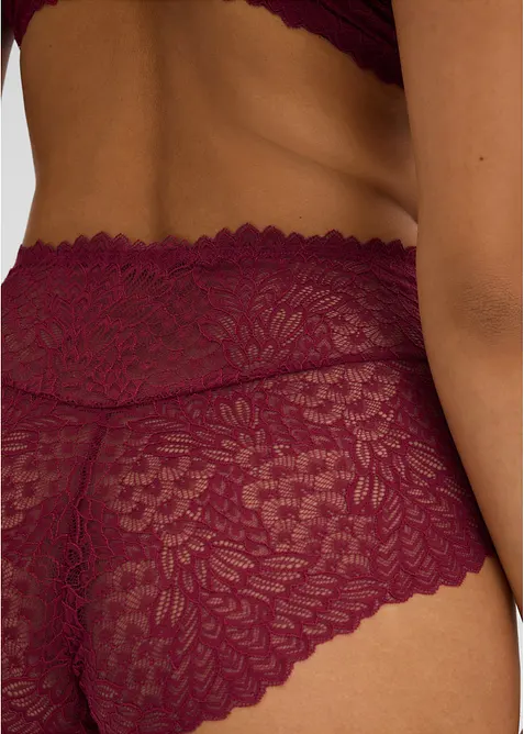 Highwaist panty av delikat blonde, bonprix