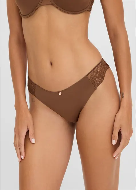 Minitruse med delikat blonde (2-pack), bonprix