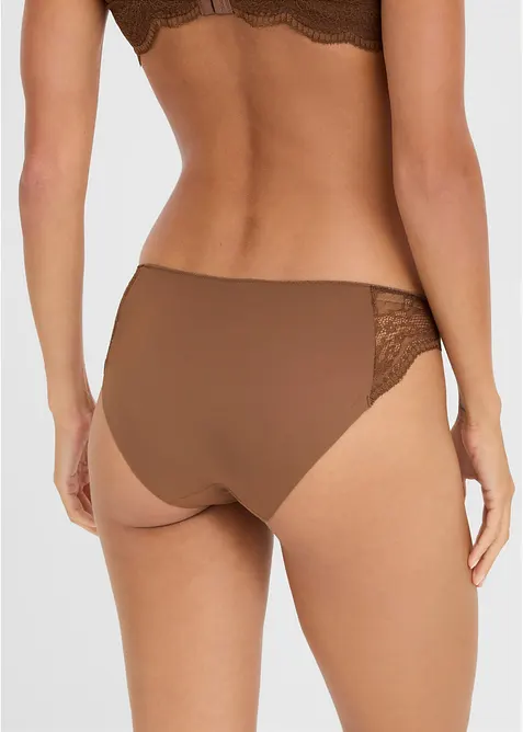 Minitruse med delikat blonde (2-pack), bonprix