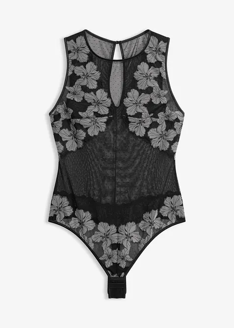 Stringbody med raffinert broderi, bonprix