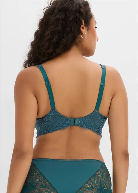 Minimizer-bralette uten b&oslash;yle med delikat blonde, bonprix
