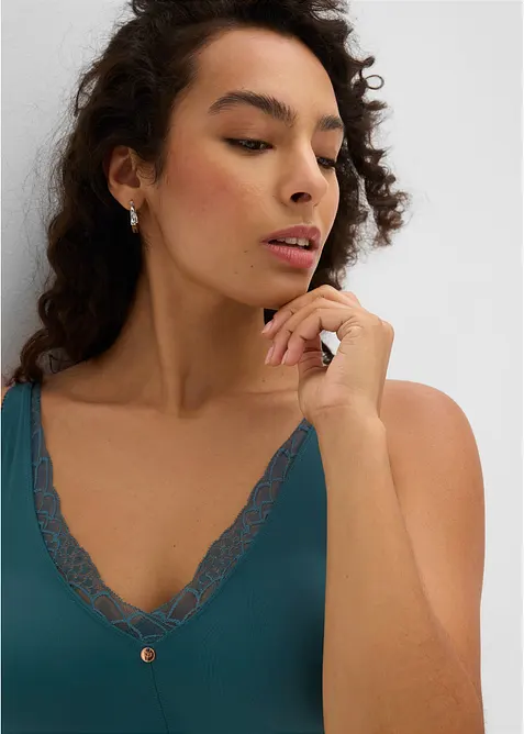Minimizer-bralette uten b&oslash;yle med delikat blonde, bonprix