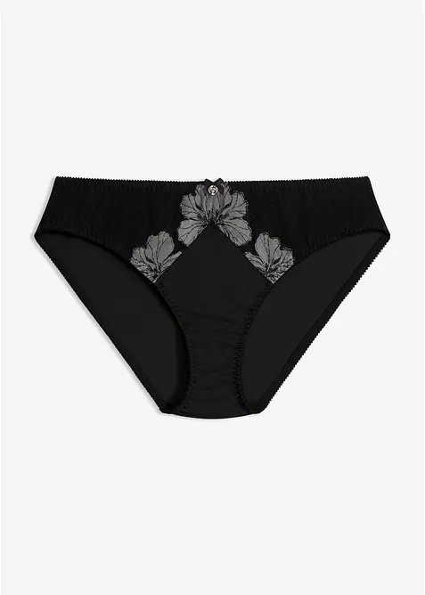 Truse med nydelig broderi, bonprix