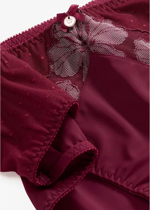 Truse med nydelig broderi, bonprix