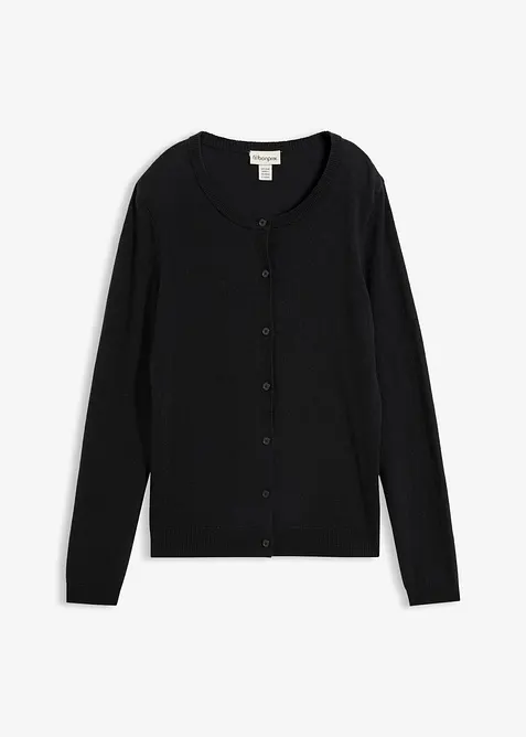 Strikkejakke av myk kasjmirmiks med Good Cashmere Standard&reg;, bonprix