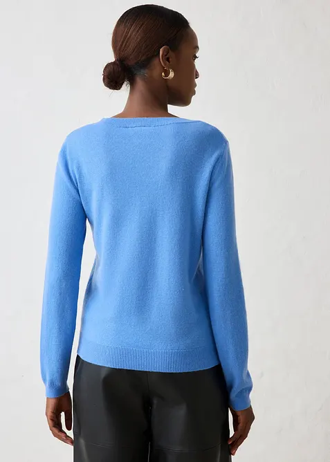 Genser i myk kasjmirmiks med Good Cashmere Standard&reg;, bonprix
