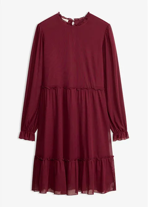 Jerseykjole i fin mesh, bonprix