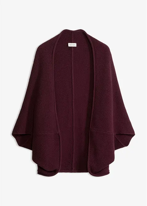 Strikket capecardigan, bonprix
