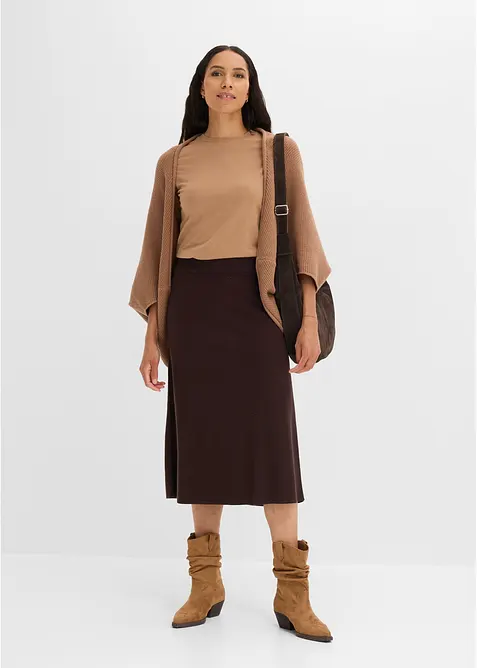 Strikket capecardigan, bonprix