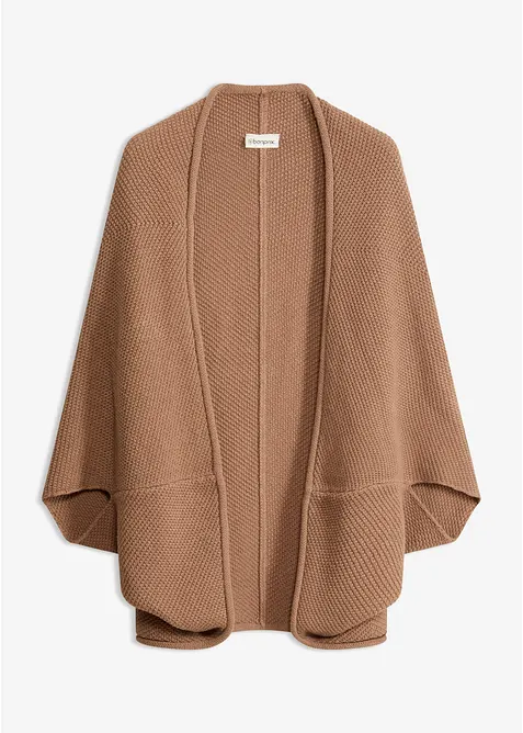 Strikket capecardigan, bonprix
