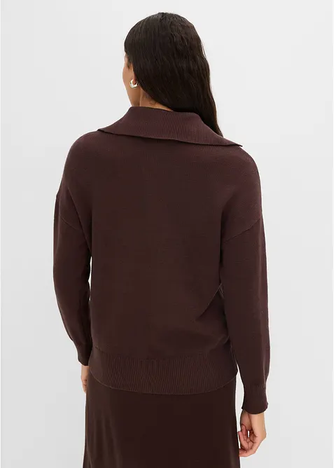 Cardigan i viskosemiks og avslappet passform, bonprix