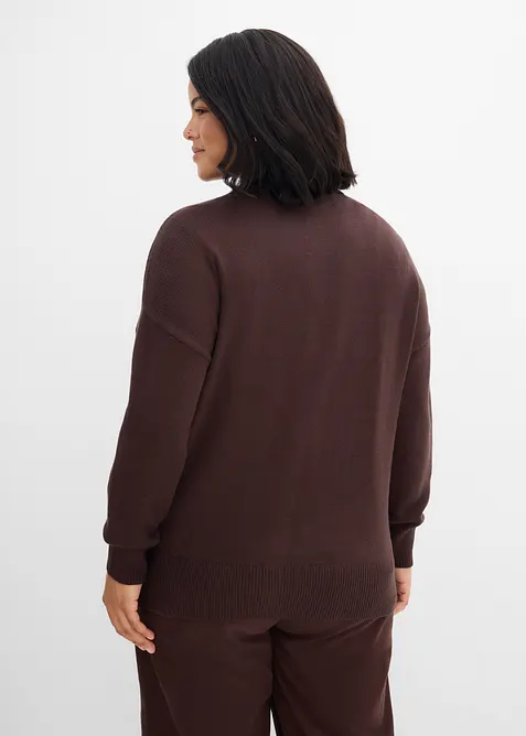 Cardigan i viskosemiks og avslappet passform, bonprix