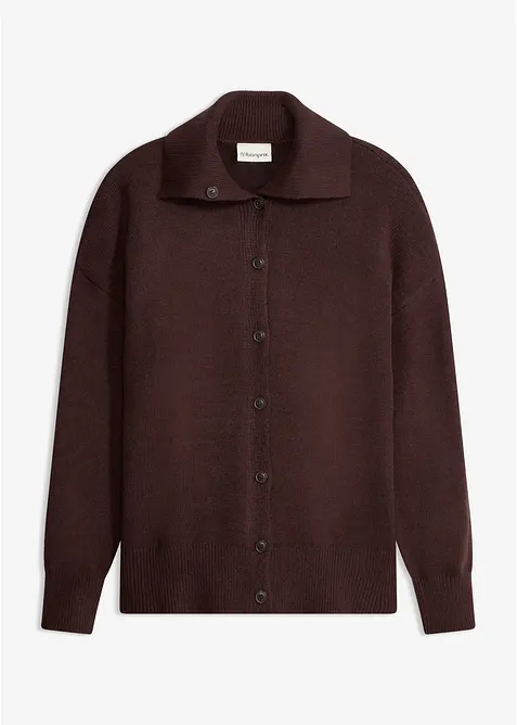Cardigan i viskosemiks og avslappet passform, bonprix
