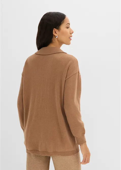 Kabelstrikket, oversized genser, bonprix