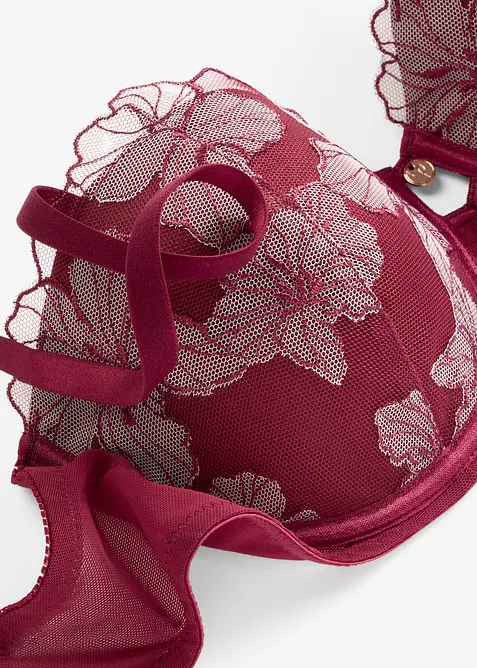 Balconette-BH med nydelig broderi, bonprix