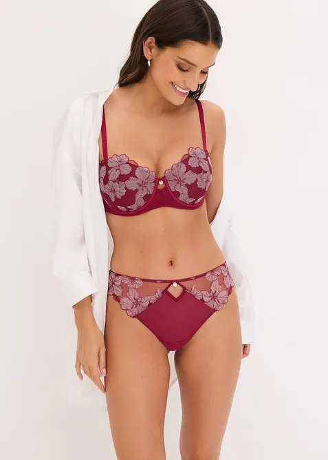 Balconette-BH med nydelig broderi, bonprix