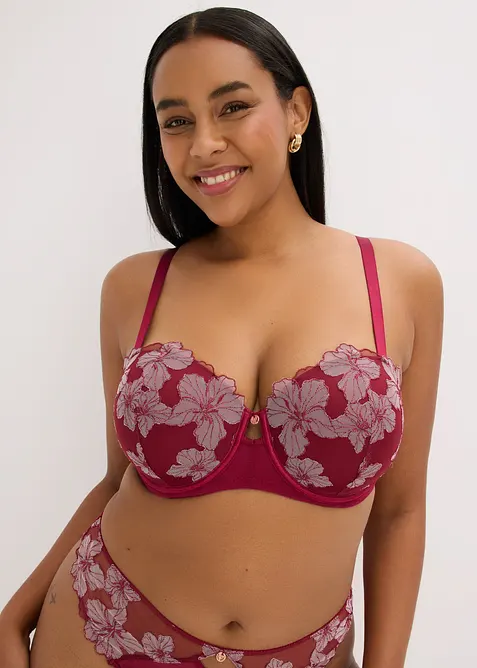 Balconette-BH med nydelig broderi, bonprix
