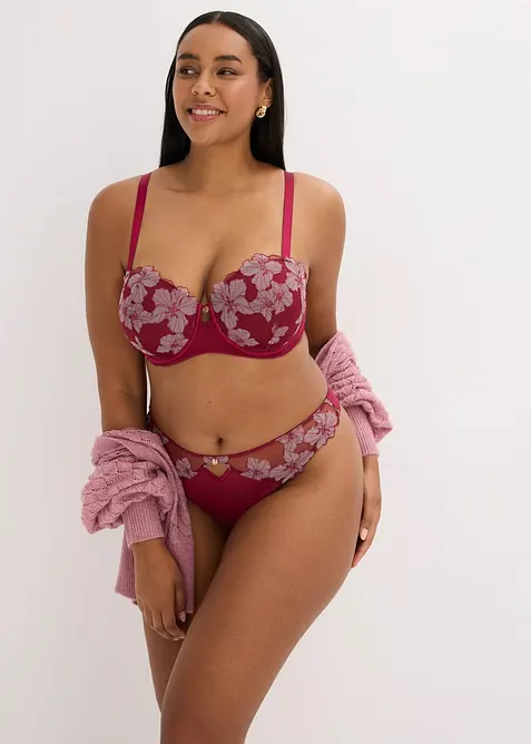Balconette-BH med nydelig broderi, bonprix